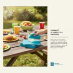 بسته دستمال کاغذی 50 عددی آبی ایکیا IKEA-FANTASTISK - Image 3