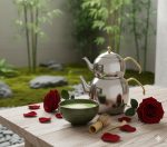 کتری و قوری استیل دسته طلایی 2.5 لیتر لوله دار یونیک 7270 - Image 2