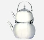 کتری و قوری استیل دسته نقره ای 2.5 لیتر لوله دار یونیک 7266 - Image 2