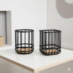 پایه کفگیر و ملاقه فلزی چوبی یونیک کد 2923