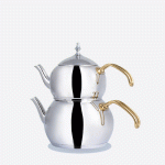 کتری و قوری استیل 2/5 لیتر لوله دار یونیک کد 7272 - Image 3