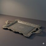 سینی پیوتر مینیاتور طاووسی کوچک یونیک کد 1406 (خارجی ضد زنگ) - Image 2