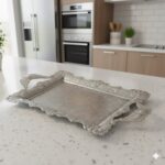 سینی پیوتر مینیاتور طاووسی کوچک یونیک کد 1406 (خارجی ضد زنگ)