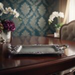 سینی پیوتر متوسط نگین دار یونیک کد 1451 (خارجی ضد زنگ) - Image 2