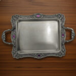 سینی پیوتر متوسط نگین دار یونیک کد 1451 (خارجی ضد زنگ)