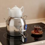 کتری و قوری استیل شیردار 5 لیتر طرح ترک یونیک کد 7293 - Image 2