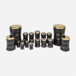 سرویس اشپزخانه 18 کمر باریک خطی مشکی مات طلایی یونیک کد 4697 - Image 3