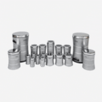 سرویس اشپزخانه 18 کمر باریک خطی نقره ای استیل یونیک کد 4688 - Image 3