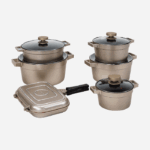 سرویس 12 پارچه بژ دیاموند یونیک کد 8513 - Image 2