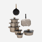 سرویس 15 پارچه بژ دیاموند یونیک کد 8523 - Image 2