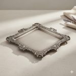 سینی پیوتر بزرگ بدون نگین یونیک کد 1396 (خارجی ضد زنگ)