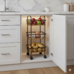 جای سیب زمینی و پیاز 3 طبقه چوبی یونیک کد 2953 - Image 2