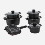 سرویس 12 پارچه مشکی دیاموند یونیک کد 8509 - Image 2