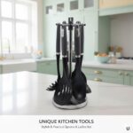 سرویس کفگیر و ملاقه 7پارچه مدل سیلیکونی یونیک کد 1160 - Image 2