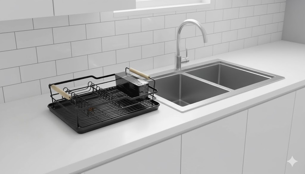 unnamed (15) جا ظرفی یک طبقه مشکی نیوهوم 3001 - Image 1