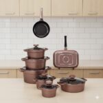 سرویس 15 پارچه رزگلد دیاموند یونیک کد 8525