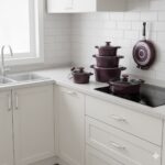 سرویس 12 پارچه زرشکی دیاموند یونیک کد 8517