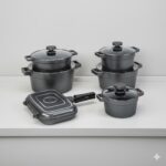 سرویس 12 پارچه نقره ای دیاموند یونیک کد 8511