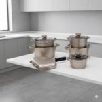 سرویس 12 پارچه بژ دیاموند یونیک کد 8513