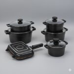 سرویس 12 پارچه مشکی دیاموند یونیک کد 8509