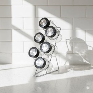 سرویس ادویه 6 پارچه با پایه یونیک کد 1417 1 1 4