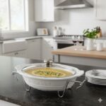 سوفله خوری چینی بیضی متوسط یونیک کد 8535 - Image 2