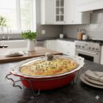 سوفله خوری چینی اج دار مستطیل یونیک کد 8518 - Image 2