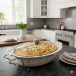 سوفله خوری چینی بیضی بزرگ یونیک کد 8556 - Image 2