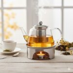 قوری پیرکس درب استیل 850میل یونیک UN-7905 - Image 2