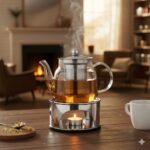 قوری پیرکس درب استیل 800 میل یونیک UN-7902 - Image 2