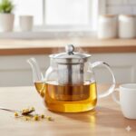 قوری پیرکس درب استیل 800 میل یونیک UN-7902