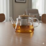 قوری پیرکس در چوبی 850ML یونیک UN-7919