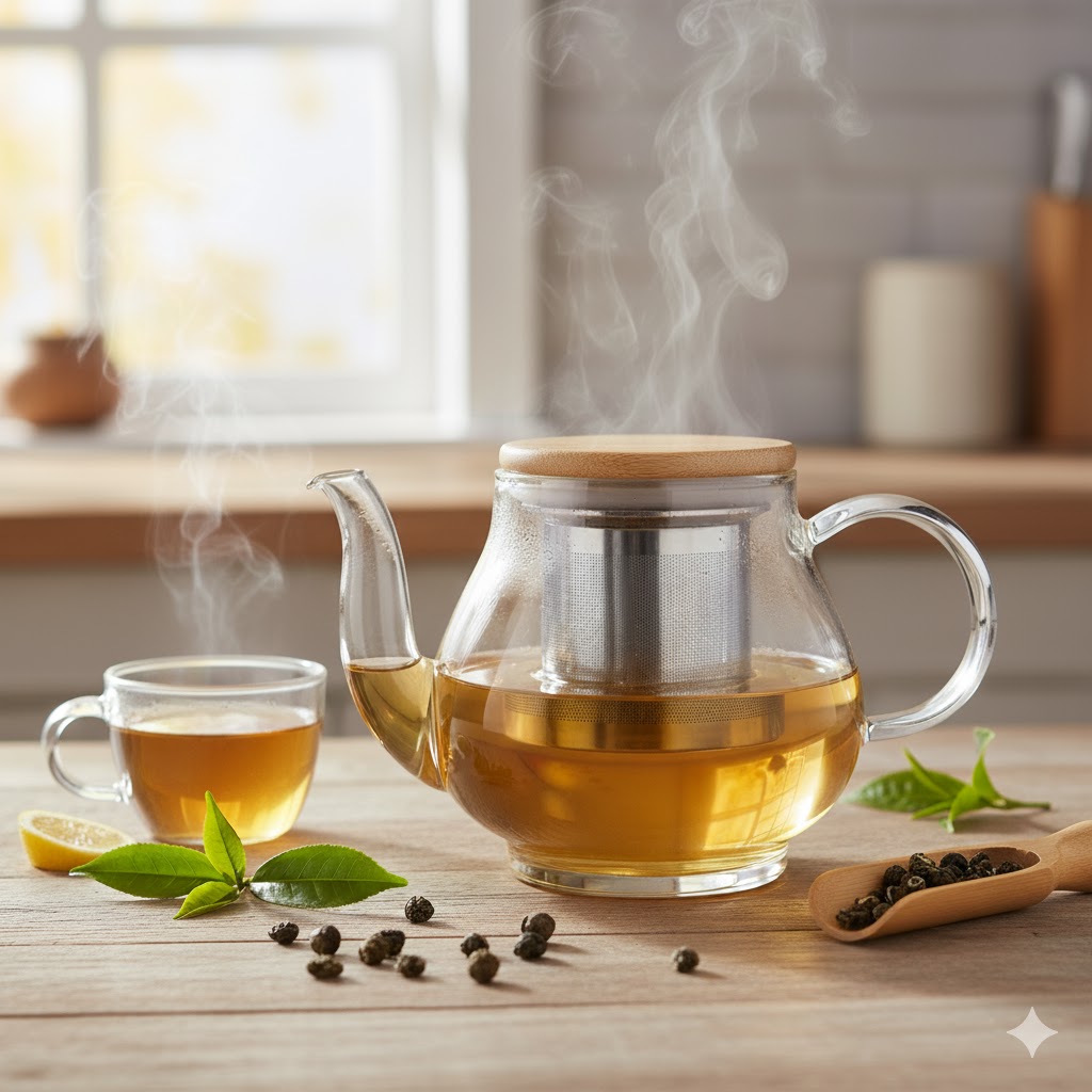 unnamed (13) قوری پیرکس درچوبی 850MLیونیک کد UN-7912 - Image 1