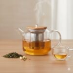 قوری پیرکس در چوبی 800ML یونیک کد UN-7920