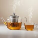 قوری پیرکس درب استیل 850میل یونیک UN-7909