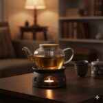 قوری پیرکس درب چوبی 600ML یونیک کد UN-7900 - Image 2