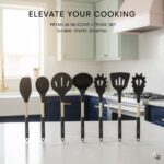 ست کفگیر و ملاقه دسته استیل سیلیکونی یونیک 1162-UN - Image 2