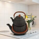 ست کتری قوری چدنی نالینو مدل فیورلا Fiorella