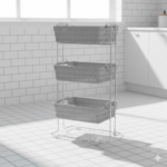 جای سیب زمینی و پیاز سه طبقه چهارگوش لیمون کد 1860