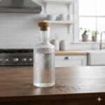 بطری آب درب چوبی 700 میلی لیتر لیمون کد 2266 - Image 2