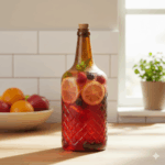 بطری آبلیمو خوری درب چوب پنبه ای قهوه ای  لیمون کد  2119 - Image 6