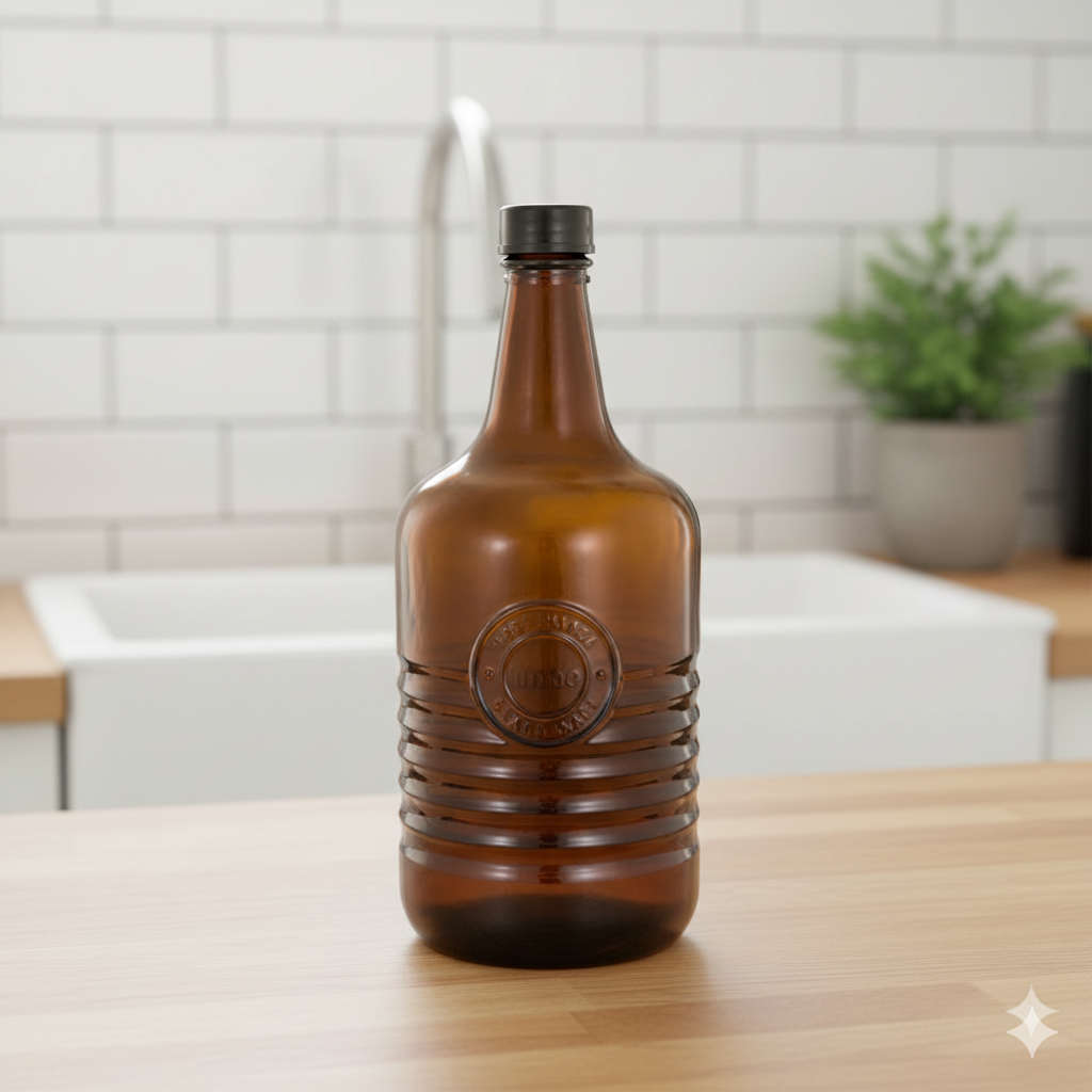 Gemini_Generated_Image_ntlsjhntlsjhntls بطری روستیک قهوه ای 4 لیتر لیمون کد2317 - Image 1