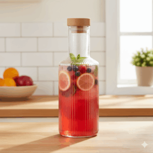 بطری آب درب چوبی 700 میلی لیتر لیمون کد 2266 1 Gemini Generated Image qovdklqovdklqovd