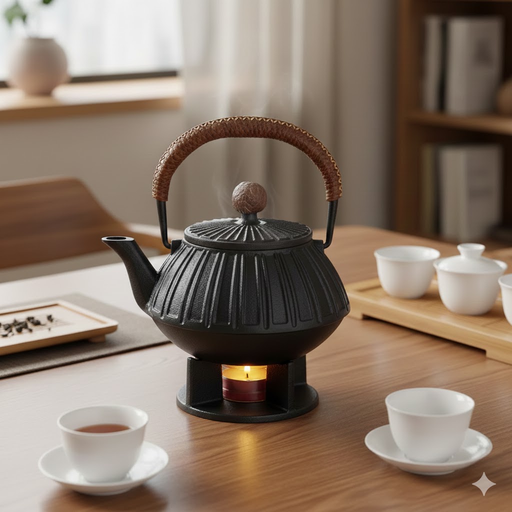 unnamed (4) قوری چدنی نالینو مدل فیورلا Fiorella وارمردار - Image 1