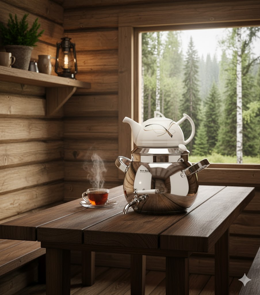 10 کتری و قوری استیل 5 لیتری نیوهوم NH19-1910 - Image 4