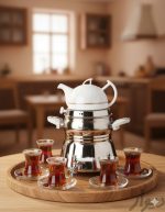 کتری و قوری استیل 5.5 لیتری نیوهوم NH19-1905 - Image 2