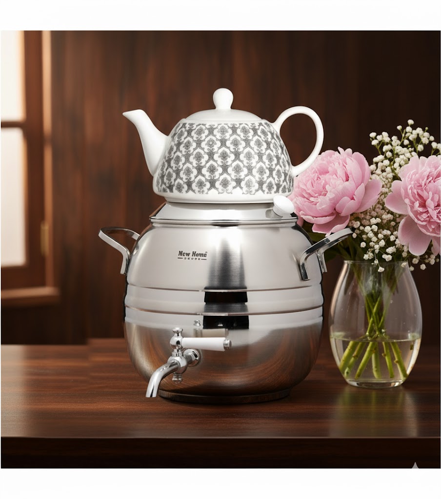 41 کتری و قوری استیل7 لیتری نیوهوم NH19-1906 - Image 1