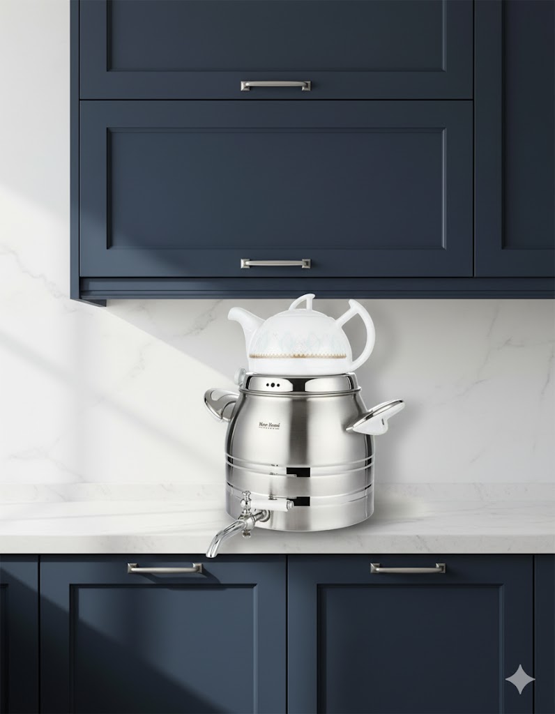 51 کتری و قوری استیل کف چدن 6 لیتری نیوهوم NH19-1902 - Image 2