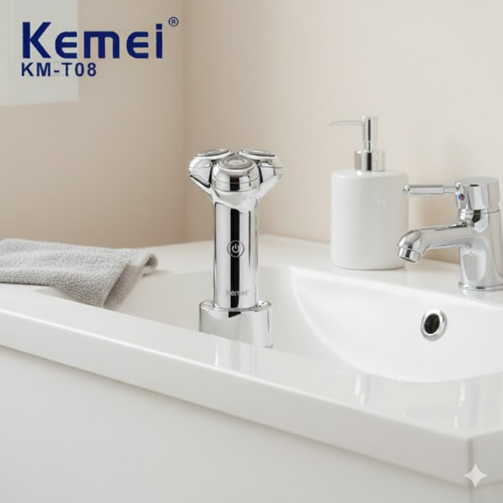 unnamed (58) ریش تراش کیمی مدل KM-T08 - Image 1