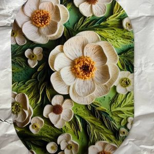 پادری فانتزی با طرح گل TJ134-1-2